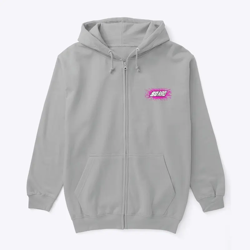 So Rad Splat Logo Zip Up Hoodie